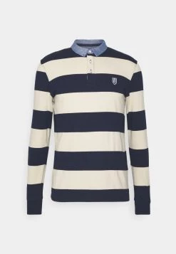 Pier One Polo - dark blue/mottled beige Prix Sympa t-shirts & polos col polo homme -Promos Pier One Boutique 07527183dfff4fd59c3fefb844fc0acc
