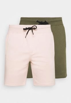 Pier One 2 PACK - Short - light grey /black Qualité garantie 100% pantalons normale homme -Promos Pier One Boutique 0b988578494948dca6c8d4b01211966c 1