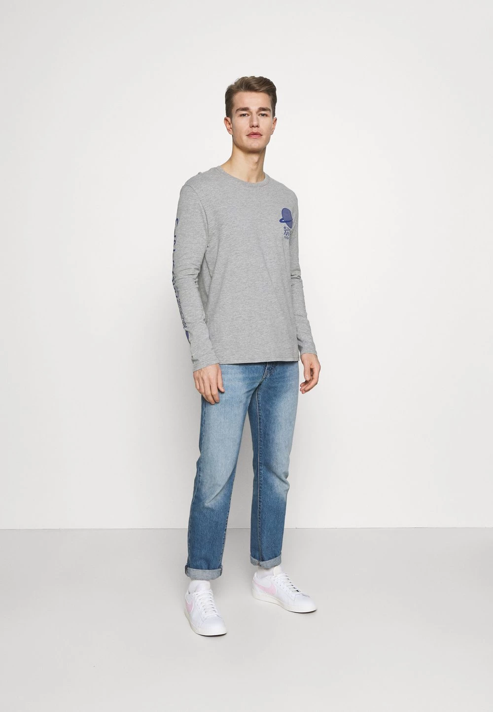Bas Prix Pier One T-shirt à manches longues t-shirts col rond homme 4 Bas Prix Pier One T-shirt à manches longues t-shirts col rond homme – Image 2