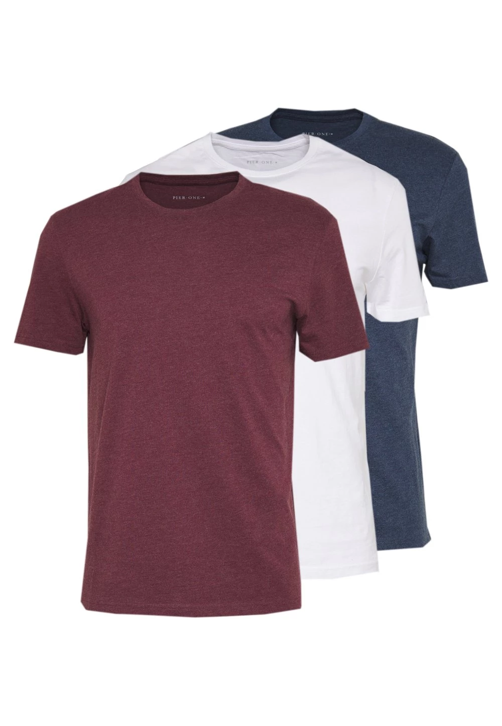 Prix Préférentiel Pier One 3 PACK - T-shirt basique t-shirts col rond homme 15 Prix Préférentiel Pier One 3 PACK - T-shirt basique t-shirts col rond homme – Image 13