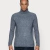 Pier One Un Tarif Préférentiel ESSENTIAL WINTER TURTLENECK / 512 - MOTTLED BLUE - Pullover pulls et gilets col roulé homme -Promos Pier One Boutique 20d611807838438e9178da6190699a9c