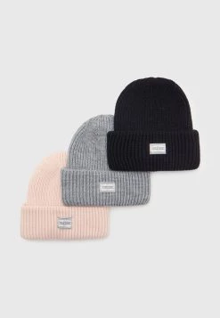 Pier One 3 PACK UNISEX - Bonnet Meilleure qualité casquettes, bonnets et chapeaux couleur unie -Promos Pier One Boutique 25da5efee9634f9d961c2553bb61dfb9 4