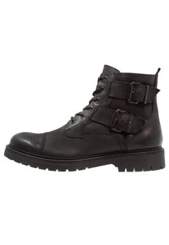 En Remise Pier One Bottines à lacets boots et bottes rond homme