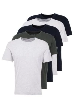 Pier One Qualité garantie 100% 5 PACK - T-shirt basique t-shirts col rond homme -Promos Pier One Boutique 325cf046ffc64432affa66ab60fd39f6