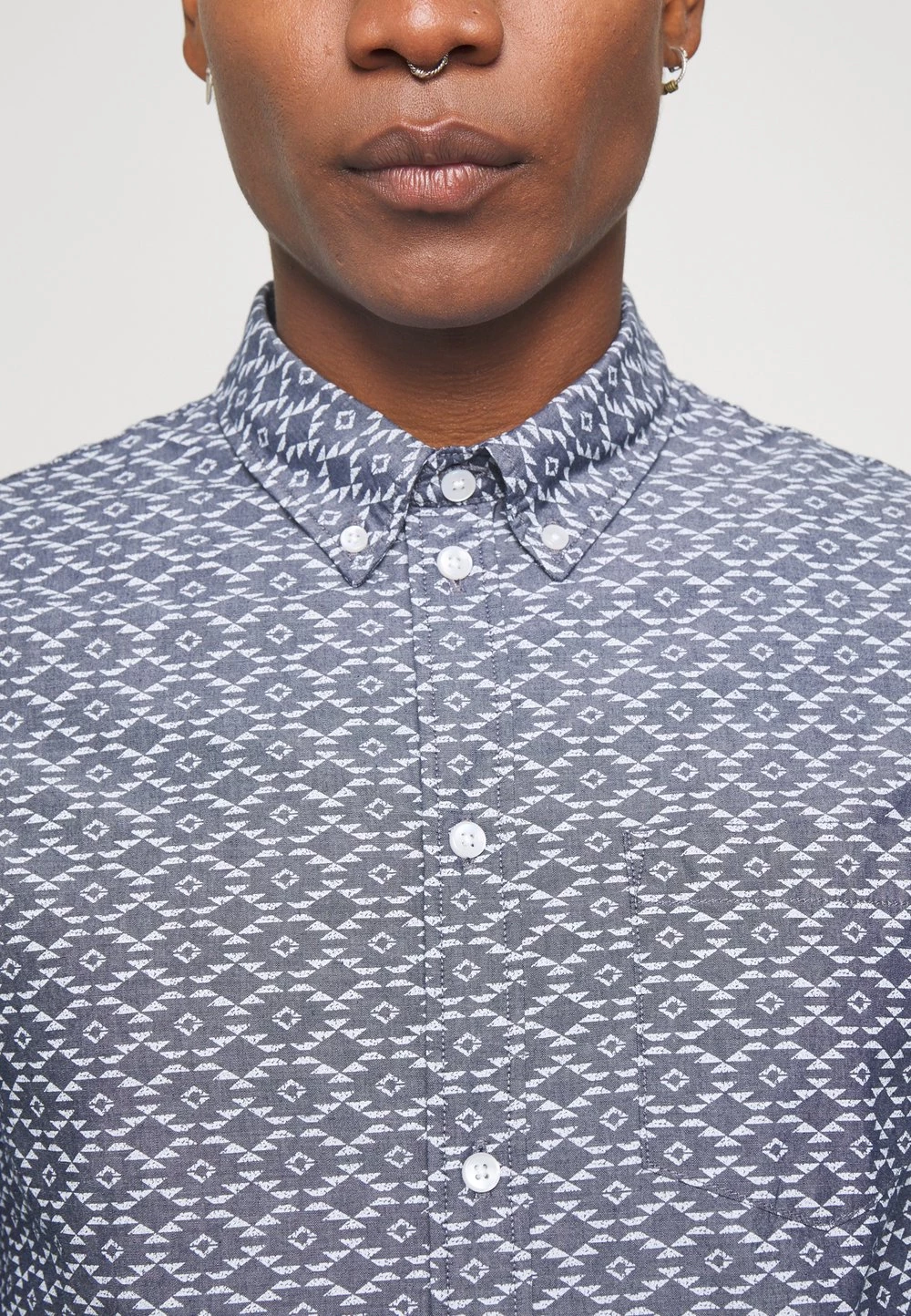 Pas Cher Pier One Chemise chemises col à boutons homme 8 Pas Cher Pier One Chemise chemises col à boutons homme – Image 6