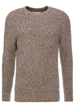 Meilleur Prix Garanti Pier One MULTICOLOUR HALF CARDIGAN JUMPER - Pullover pulls et gilets col rond homme - L, mottled dark yellow