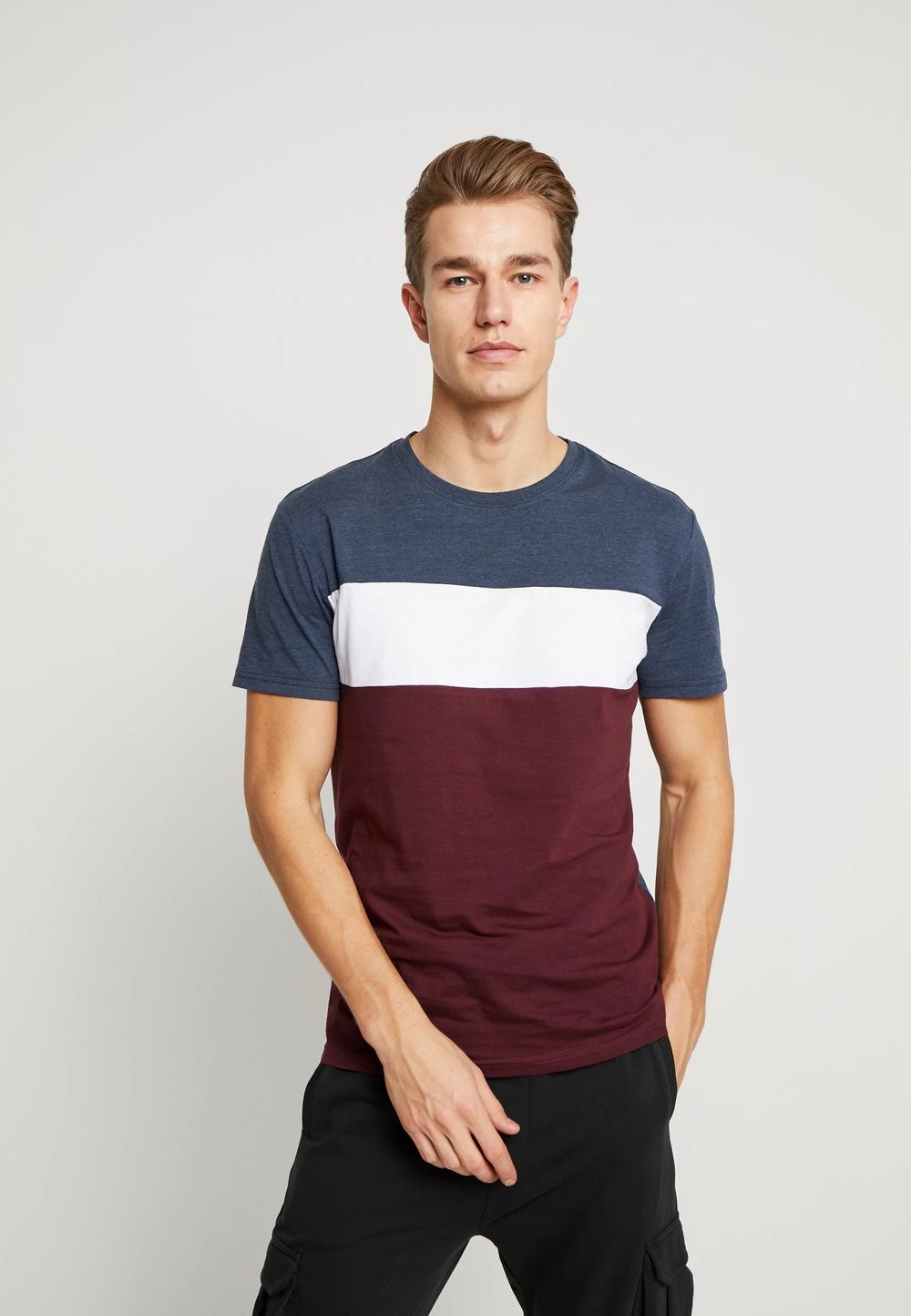 Pier One Qualité Supérieure T-shirt imprimé t-shirts col rond homme 3 Pier One Qualité Supérieure T-shirt imprimé t-shirts col rond homme