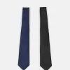 Pier One Prix Gelé 2 PACK - Cravate cravates et nœuds papillon couleur unie homme -Promos Pier One Boutique 52ccbfd765ba4251a508ed4ebd20f762