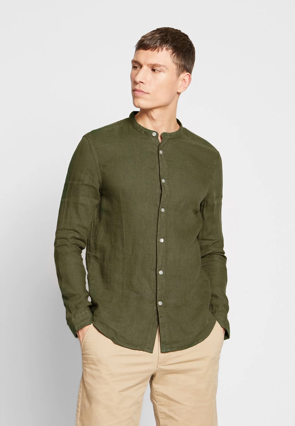Pier One Pas Cher Chemise chemises col mao homme 3 Pier One Pas Cher Chemise chemises col mao homme