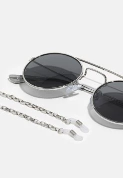 Pier One Prix Préférentiel CHAIN UNISEX SET - Lunettes de soleil ronde -Promos Pier One Boutique 5de99140663d4161b82218acd548aa6d