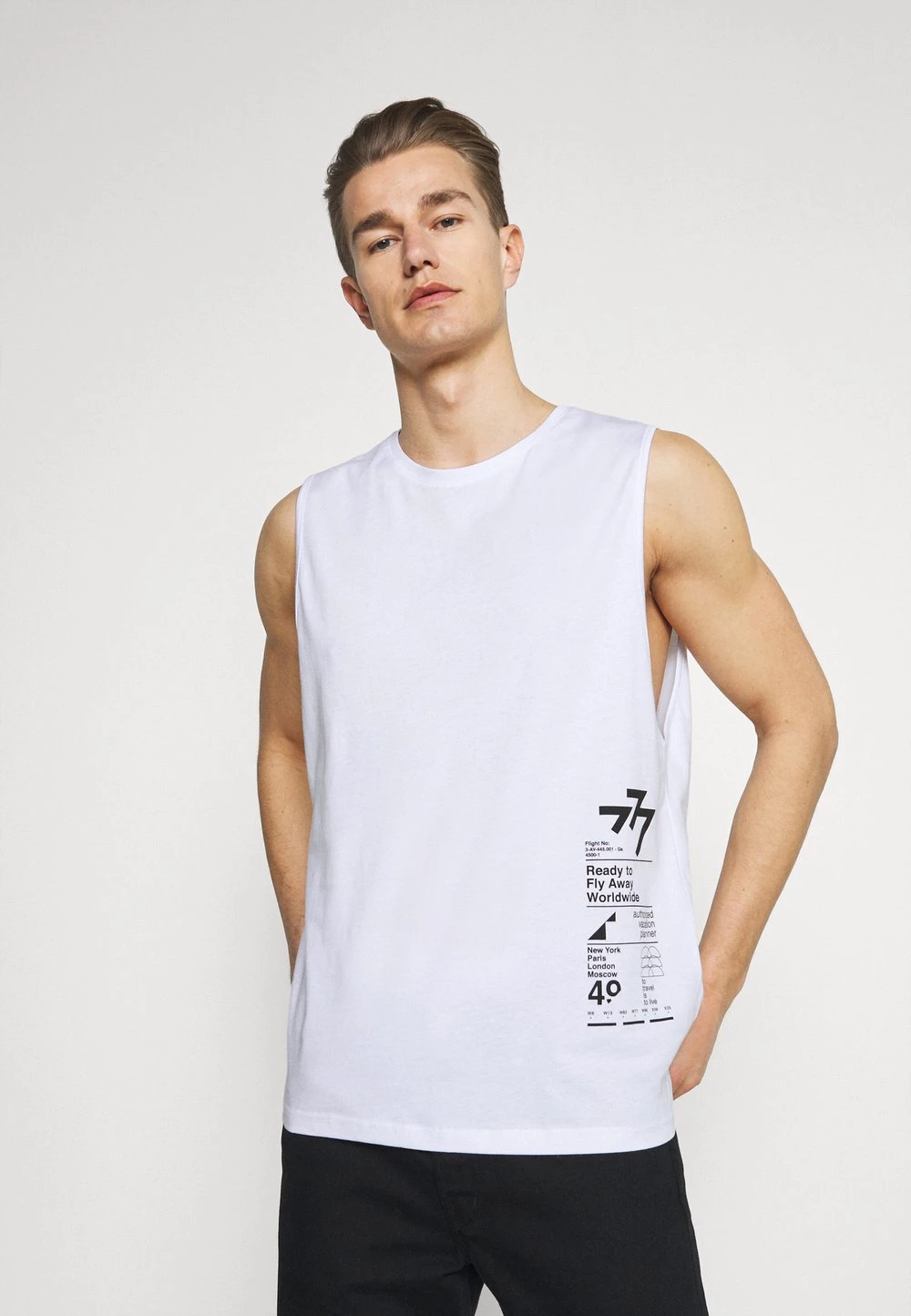 Prix Acceptable Pier One Débardeur t-shirts col rond homme 3 Prix Acceptable Pier One Débardeur t-shirts col rond homme