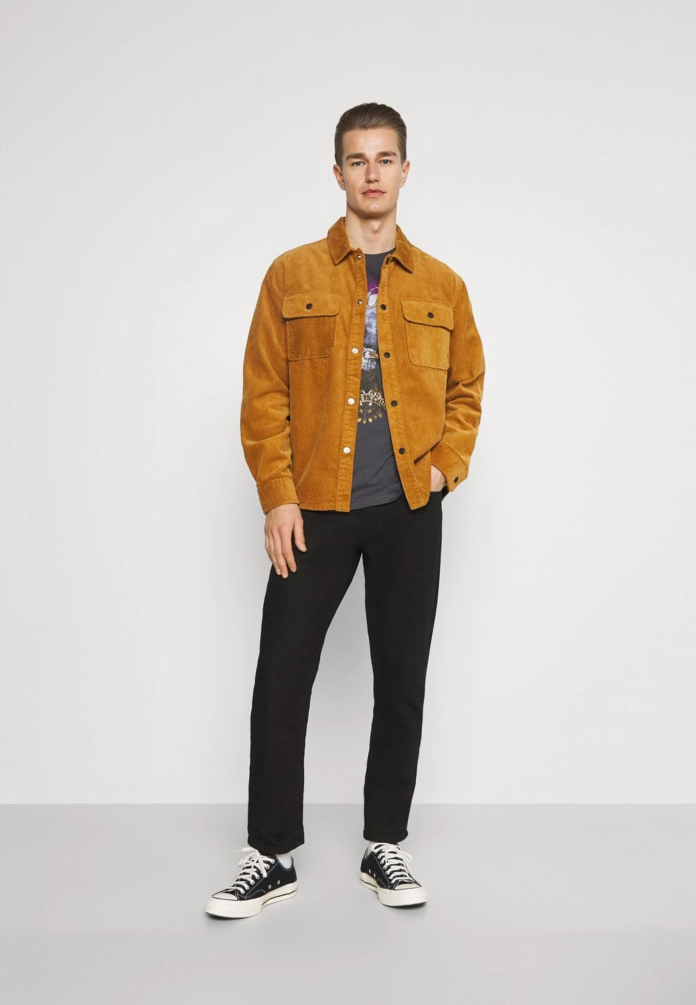 Prix Favorable Pier One T-shirt imprimé t-shirts col rond homme 4 Prix Favorable Pier One T-shirt imprimé t-shirts col rond homme – Image 2