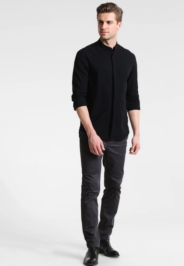 Promos Pier One Chemise chemises col mao homme 4 Promos Pier One Chemise chemises col mao homme – Image 2