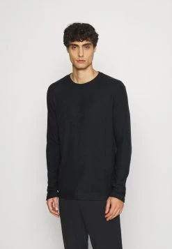 Prix Allégé Pier One RIBBED LOUNGE TOP - Haut de pyjama pyjamas col rond homme