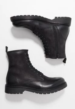 Pier One LEATHER - Bottines à lacets Haute Qualité bottes rond homme 9 Pier One LEATHER - Bottines à lacets Haute Qualité bottes rond homme -Promos Pier One Boutique 71bd6e38914c4122afe1ca48ea5bec6a