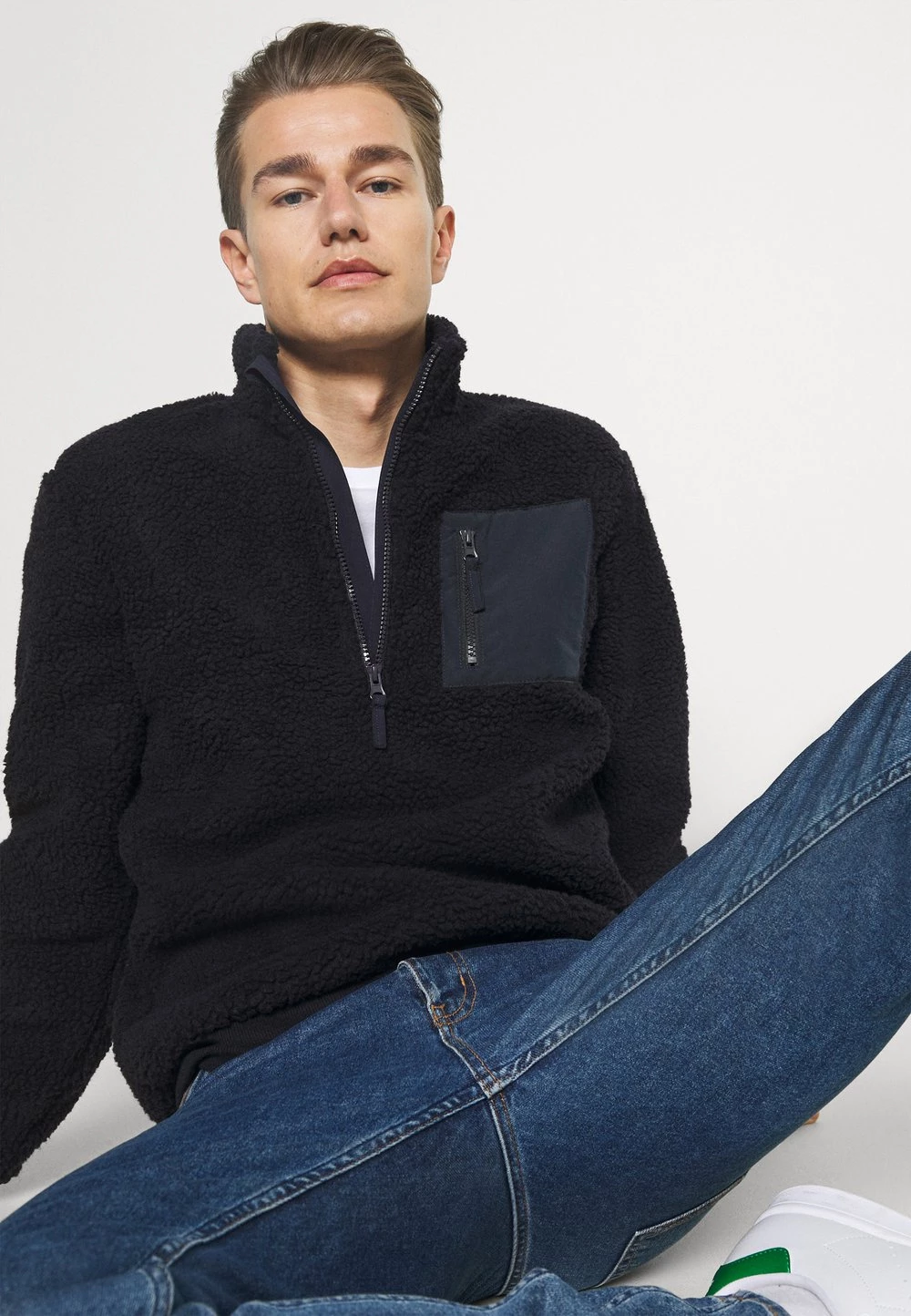 Pier One Sweat polaire Prix Avantageux sweats & hoodies col camionneur homme 7 Pier One Sweat polaire Prix Avantageux sweats & hoodies col camionneur homme – Image 5