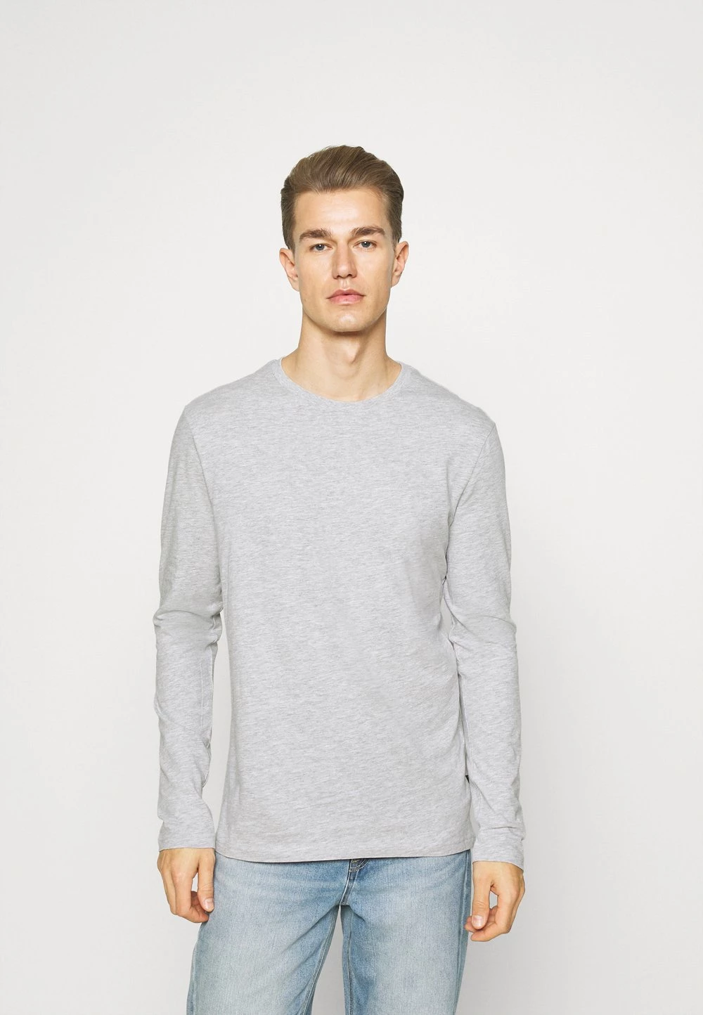 Pier One 3 PACK - T-shirt à manches longues Qualité Supérieure t-shirts col rond homme 6 Pier One 3 PACK - T-shirt à manches longues Qualité Supérieure t-shirts col rond homme – Image 4