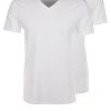 Pier One 2 PACK - T-shirt basique Prix Cassé t-shirts col en v homme