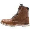 Bon Rapport Coût-Efficacité Pier One Bottines à lacets bottes rond homme