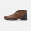 Prix Ourlé Pier One LEATHER - Chaussures à lacets derbies, richelieus & chaussures bateau rond homme -Promos Pier One Boutique 979060ff995a4259aec15c8945e6d1ac