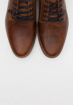 Pier One Prix Accessible LEATHER - Chaussures à lacets derbies, richelieus & chaussures bateau rond homme -Promos Pier One Boutique 9e4567932b15428f83a9a64ec4bd6e27