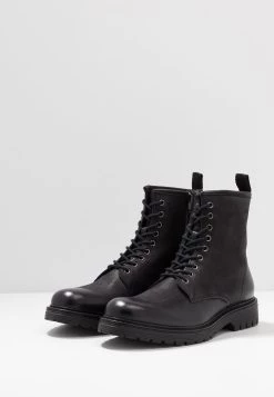 Pier One LEATHER - Bottines à lacets Haute Qualité bottes rond homme 10 Pier One LEATHER - Bottines à lacets Haute Qualité bottes rond homme -Promos Pier One Boutique a1d1d2df61d94d38bfd1c5c7db86c62b