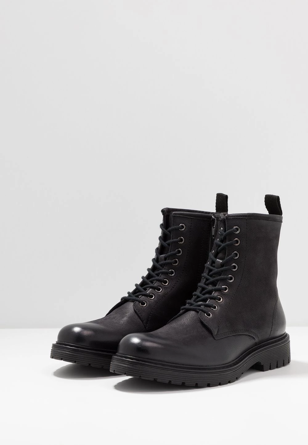 Pier One LEATHER - Bottines à lacets Haute Qualité bottes rond homme 5 Pier One LEATHER - Bottines à lacets Haute Qualité bottes rond homme – Image 3