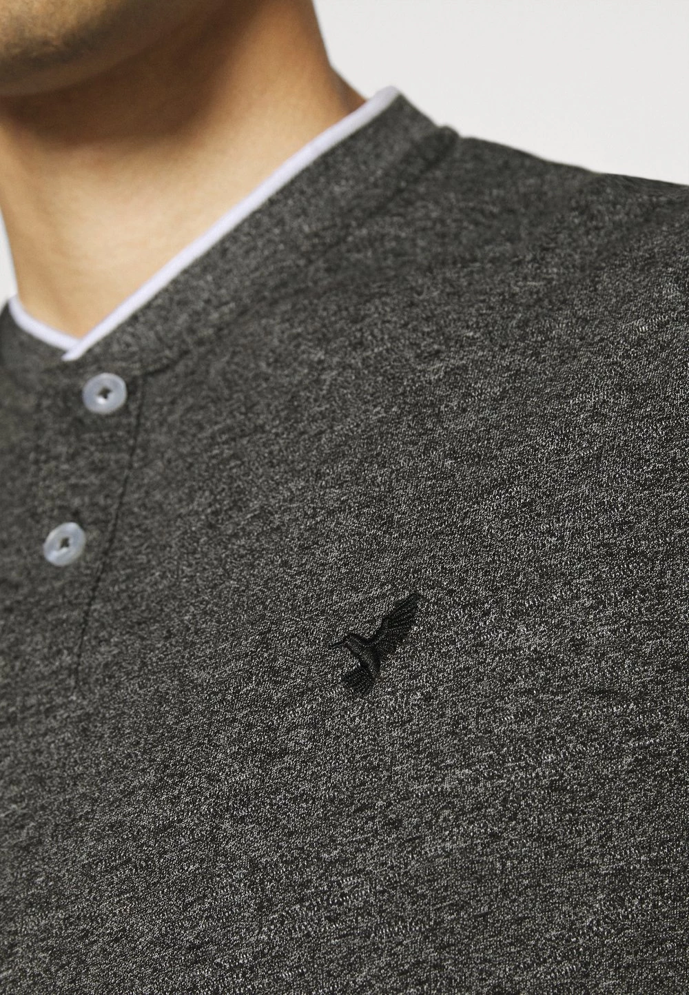 Pier One Polo excellente qualité t-shirts col tunisien homme 8 Pier One Polo excellente qualité t-shirts col tunisien homme – Image 6