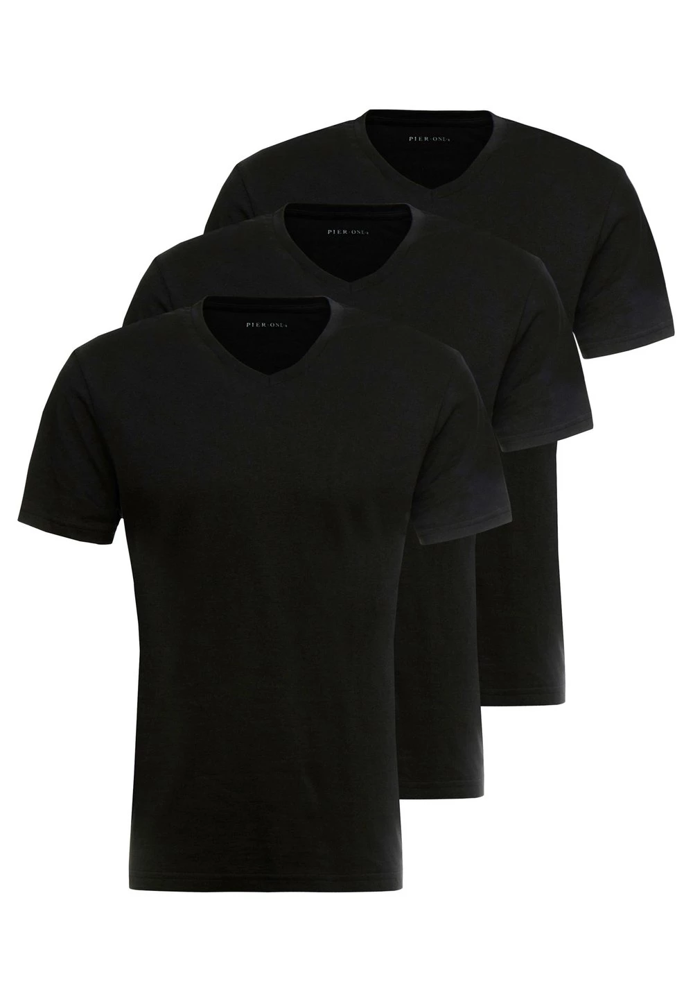 Se Vend Bas Prix Pier One 3 PACK - T-shirt basique t-shirts col en v homme 9 Se Vend Bas Prix Pier One 3 PACK - T-shirt basique t-shirts col en v homme – Image 7