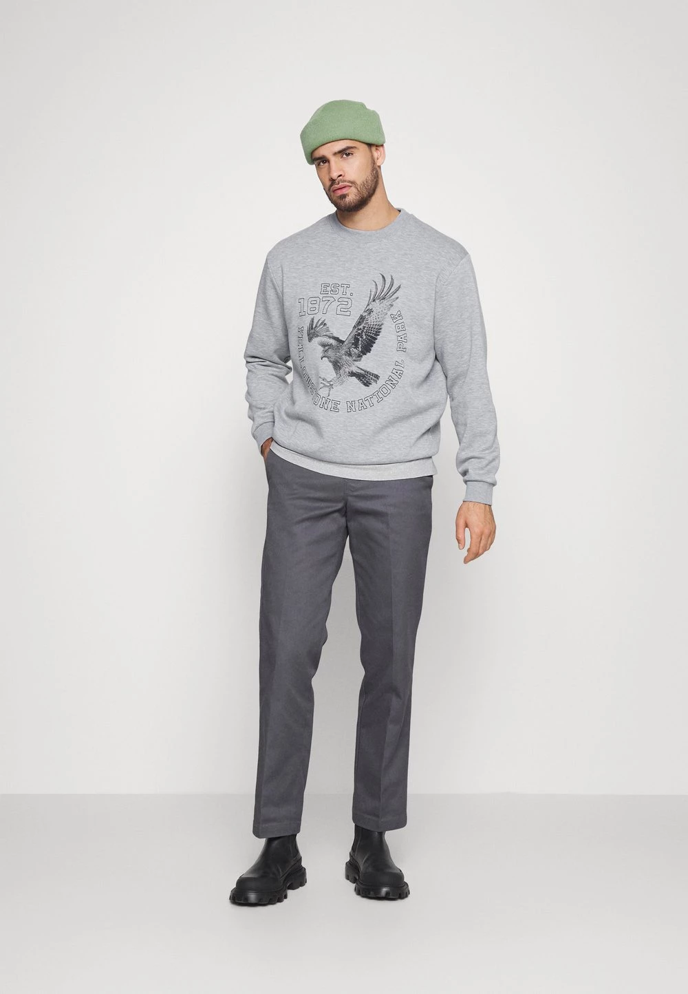 Pier One Bas Prix Sweatshirt sweats & hoodies col rond homme 4 Pier One Bas Prix Sweatshirt sweats & hoodies col rond homme – Image 2