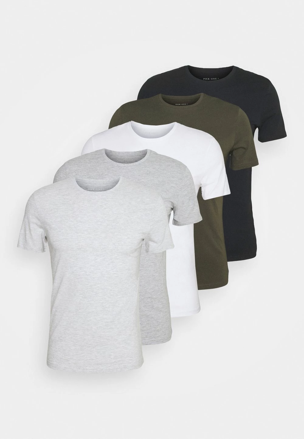 Pier One 5 PACK - T-shirt basique Meilleur Prix Garanti t-shirts col rond homme 15 Pier One 5 PACK - T-shirt basique Meilleur Prix Garanti t-shirts col rond homme – Image 13