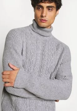 Promos Pier One NEW CABLE TURTLENECK JUMPER - Pullover pulls & gilets col roulé homme -Promos Pier One Boutique b0c36f7fa40740978e1ce13ca2fa9e81