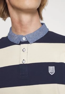 Pier One Polo - dark blue/mottled beige Prix Sympa t-shirts & polos col polo homme -Promos Pier One Boutique b588136618a94568b4b8e1a3e371c3c4