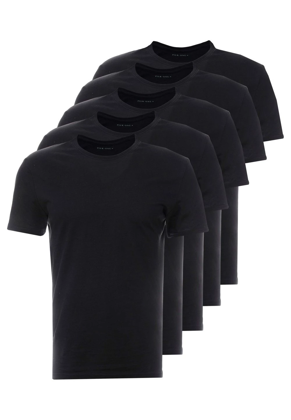 Prix Ourlé Pier One 5 PACK - T-shirt basique t-shirts & polos col rond homme 10 Prix Ourlé Pier One 5 PACK - T-shirt basique t-shirts & polos col rond homme – Image 8