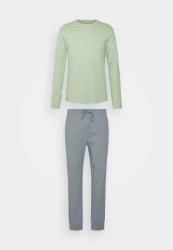 Pier One Bas Prix Pyjama - light green/blue pyjamas haute homme