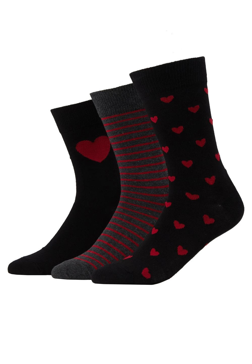 Pier One excellente qualité VALENTINES 3 PACK - Chaussettes sous-vêtements rayures homme 4 Pier One excellente qualité VALENTINES 3 PACK - Chaussettes sous-vêtements rayures homme – Image 2