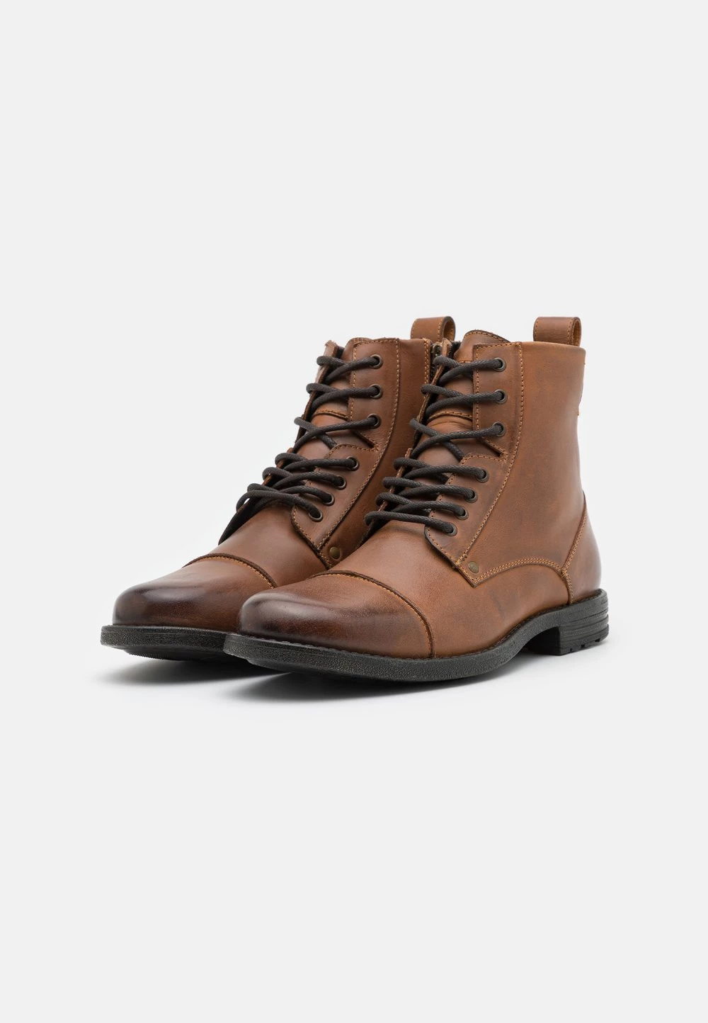 Pier One LEATHER - Bottines à lacets Prix Exclusifs bottes rond homme 4 Pier One LEATHER - Bottines à lacets Prix Exclusifs bottes rond homme – Image 2