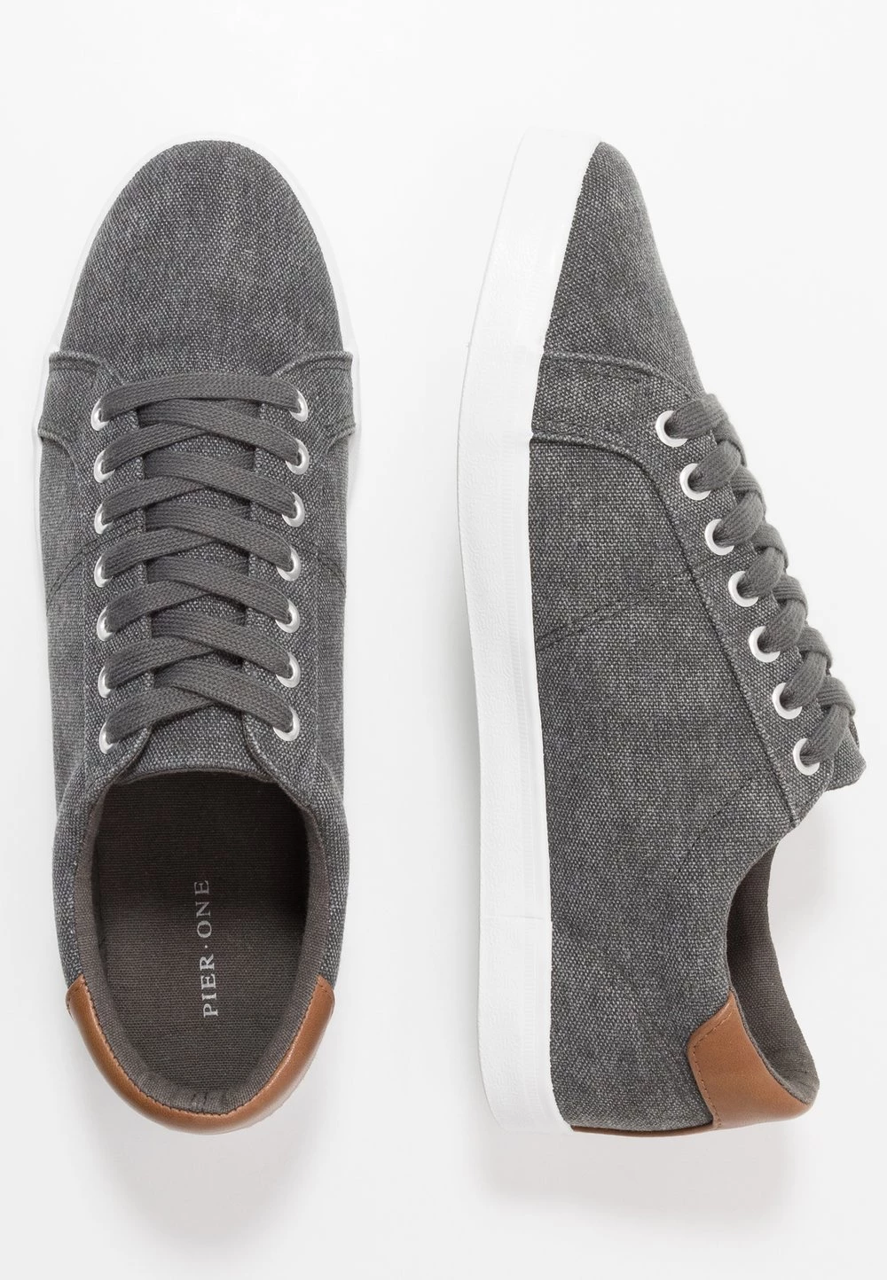 Qualité garantie 100% Pier One Baskets basses sneakers rond homme 4 Qualité garantie 100% Pier One Baskets basses sneakers rond homme – Image 2