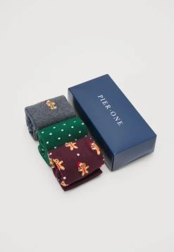 Pier One Prix Préférentiel XMAS GIFT BOX 3 PACK - Chaussettes sous-vêtements & chaussettes à pois homme -Promos Pier One Boutique dd8ee6b33b6a4c0b983a2cc1983f6672