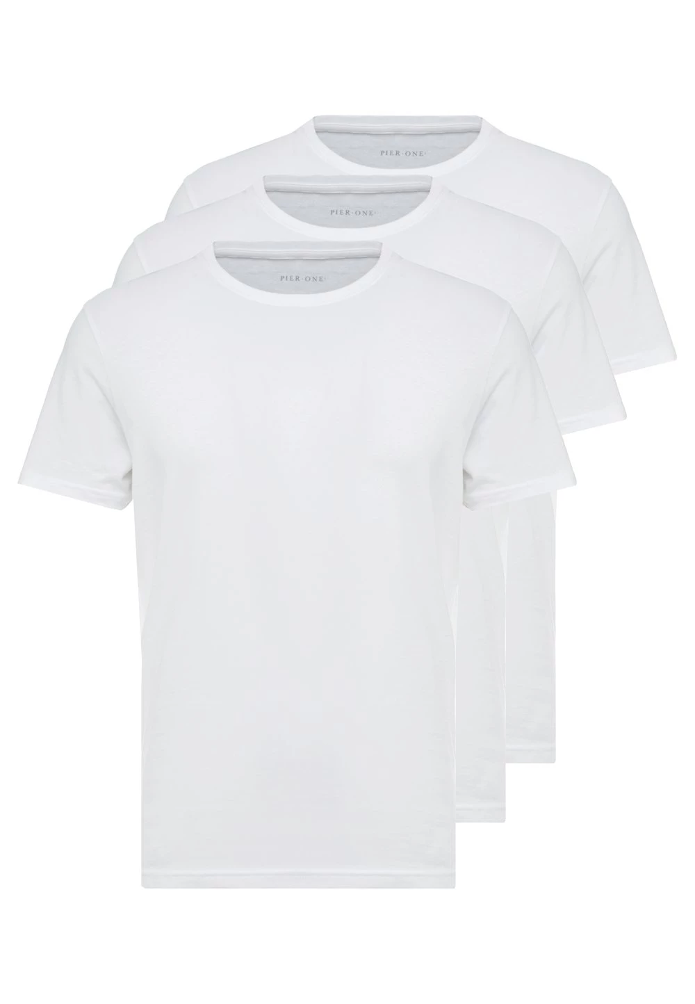 Prix Préférentiel Pier One 3 PACK - T-shirt basique t-shirts col rond homme 17 Prix Préférentiel Pier One 3 PACK - T-shirt basique t-shirts col rond homme – Image 15