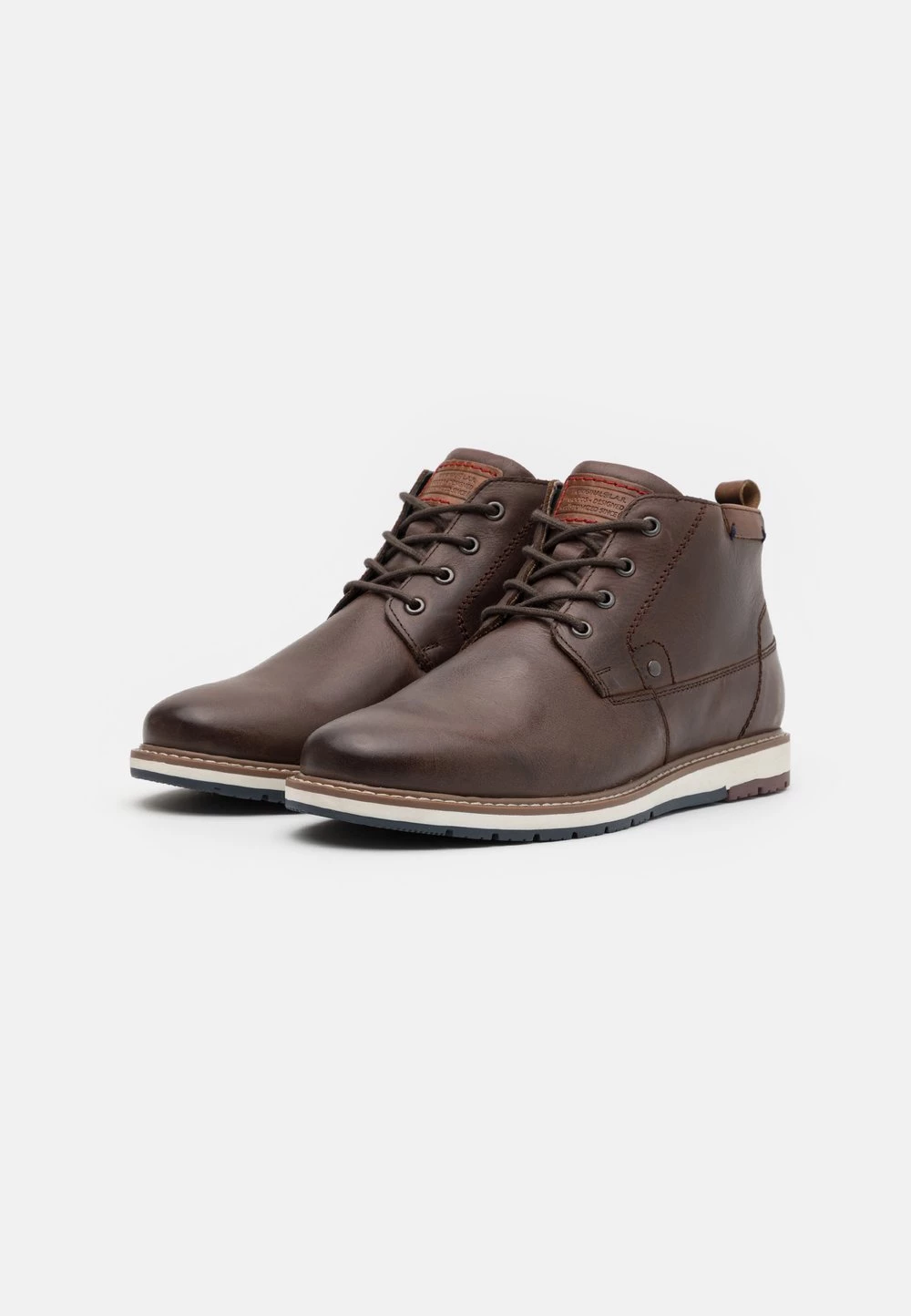 Pier One Qualité Garantie Bottines à lacets boots et bottes rond homme 4 Pier One Qualité Garantie Bottines à lacets boots et bottes rond homme – Image 2
