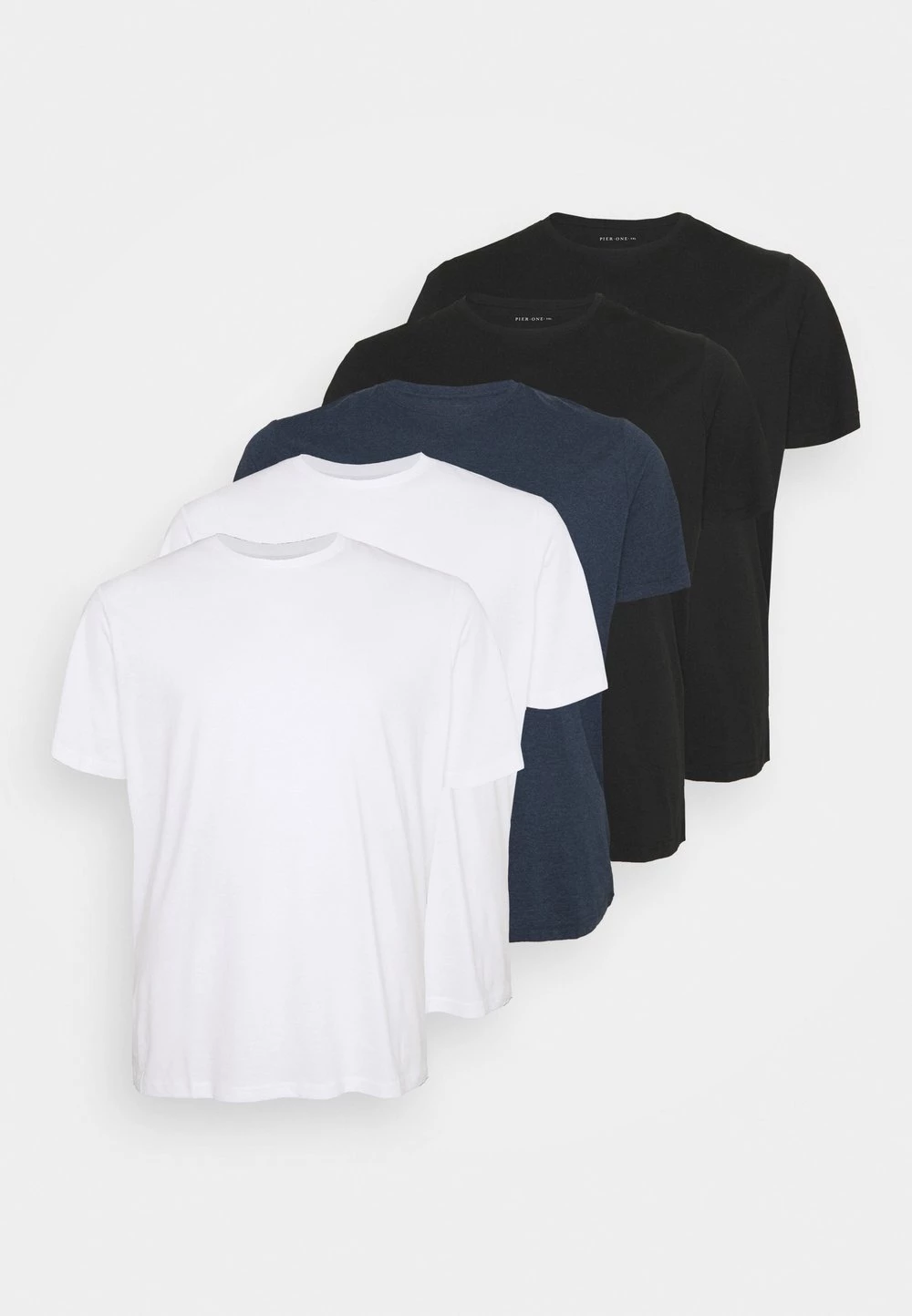 Prix Accessible Pier One 5 PACK - T-shirt basique t-shirts col rond homme 11 Prix Accessible Pier One 5 PACK - T-shirt basique t-shirts col rond homme â Image 9