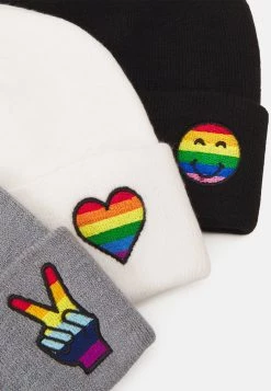 Meilleure qualité Pier One PRIDE 3 PACK UNISEX - Bonnet casquettes, chapeaux et bonnets chin&eacute; -Promos Pier One Boutique fd353535df6546dfacfb9a6ba902fdd7